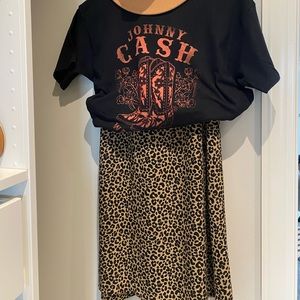 Leopard Print Skirt